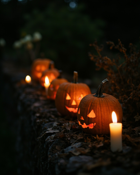 Halloween e-card design