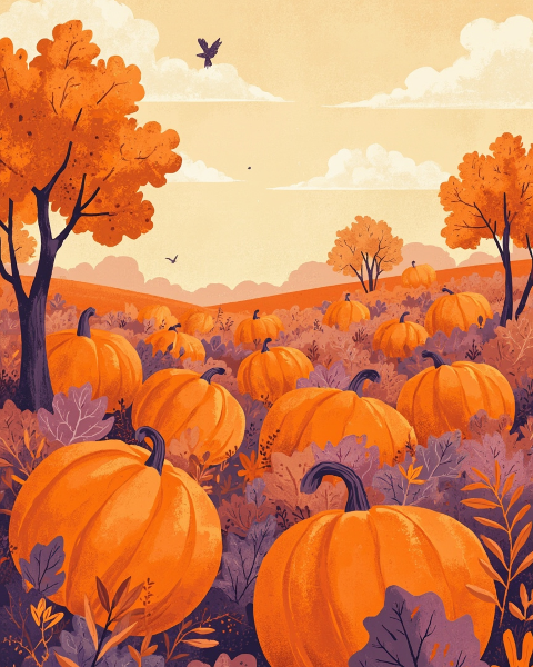 Halloween e-card design