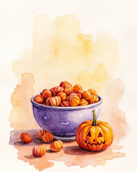 Halloween e-card design