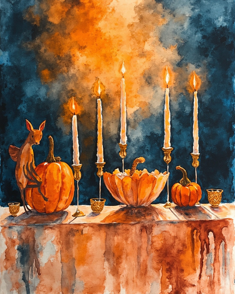 Halloween e-card design
