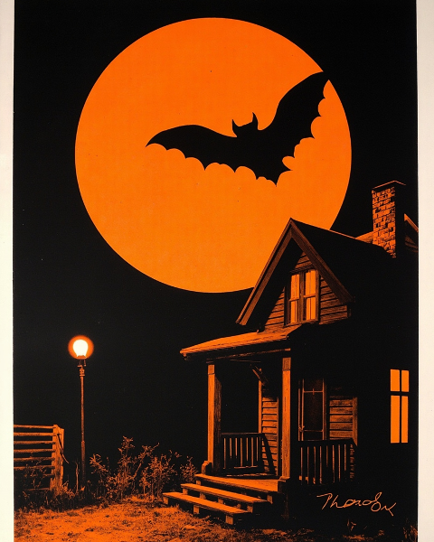 Halloween e-card design