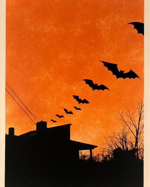 Halloween e-card design