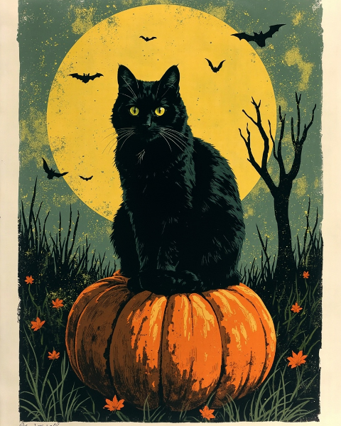 Halloween e-card design