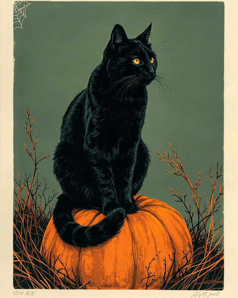 Halloween e-card design