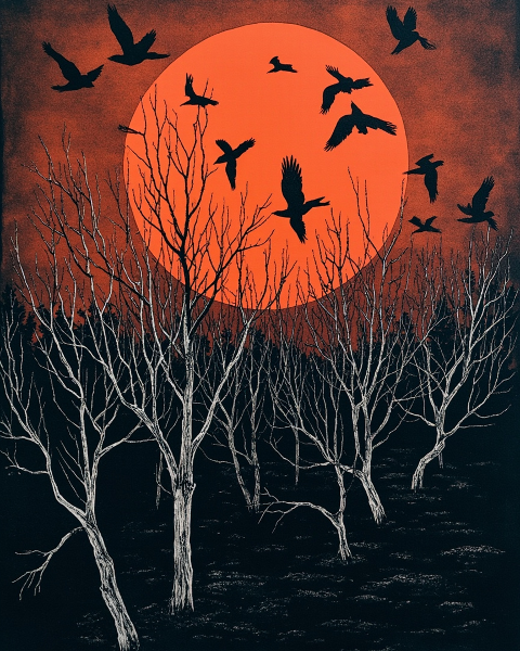 Halloween e-card design