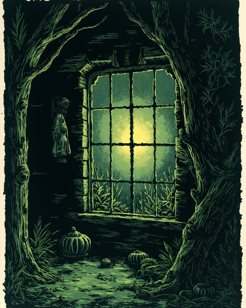 Halloween e-card design