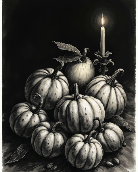Halloween e-card design