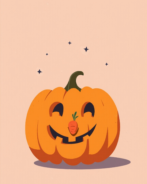 Halloween e-card design