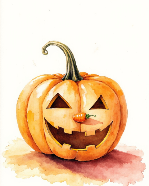 Halloween e-card design