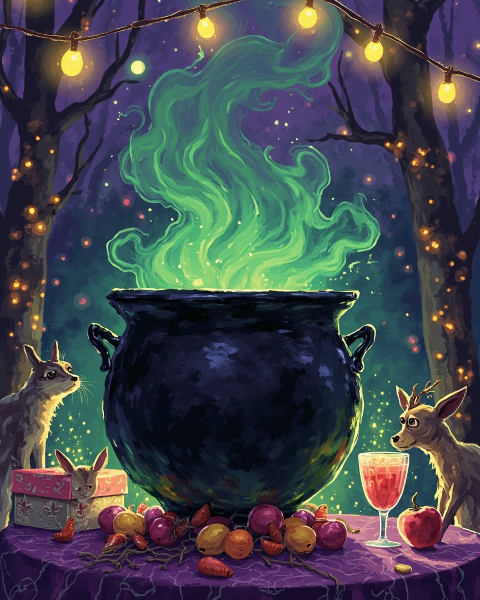 Halloween e-card design