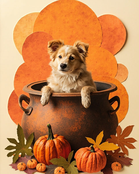 Halloween e-card design