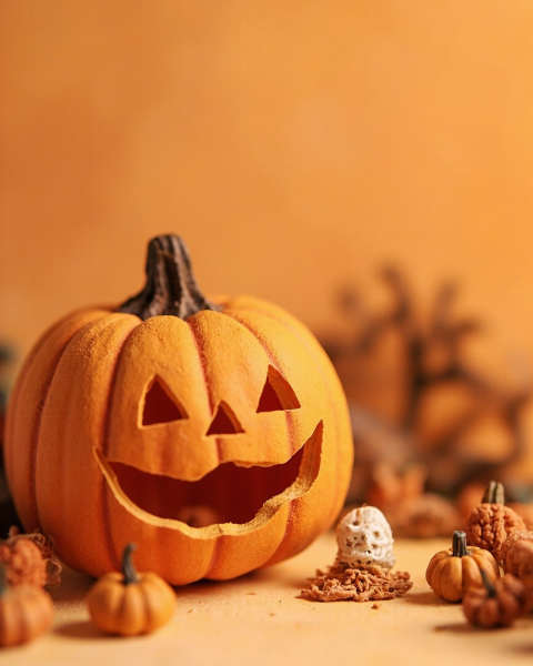 Halloween e-card design