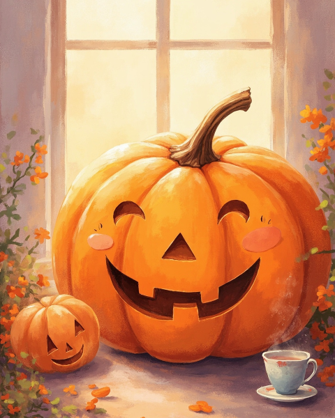 Halloween e-card design