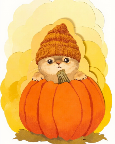 Halloween e-card design