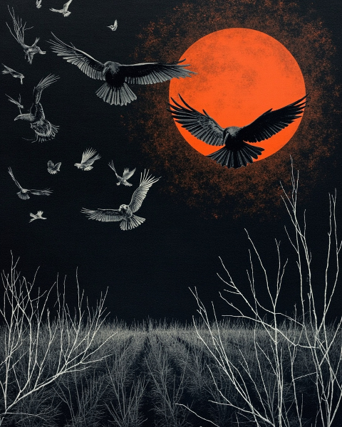 Halloween e-card design
