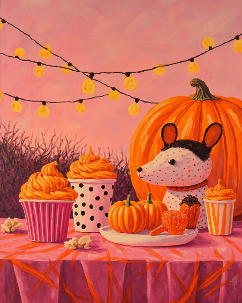 Halloween e-card design