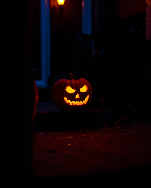 Halloween e-card design