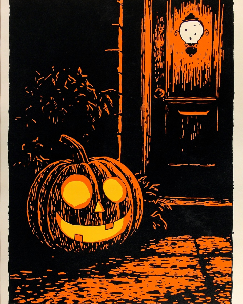 Halloween e-card design