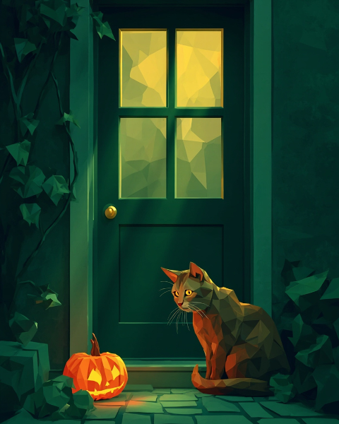 Halloween e-card design