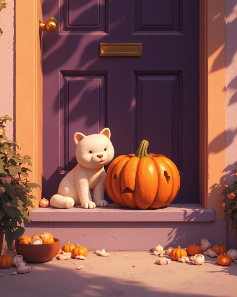 Halloween e-card design