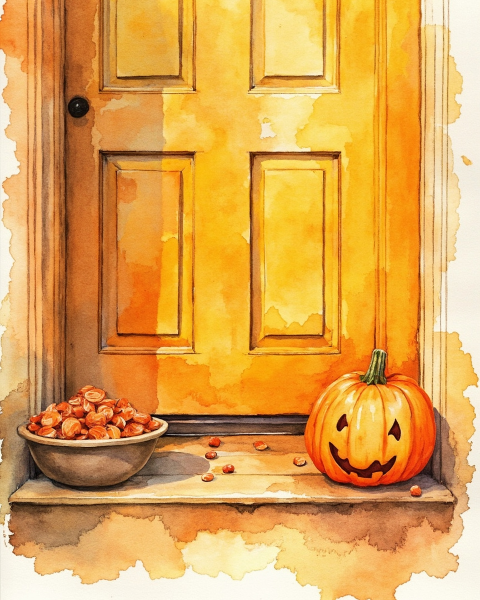 Halloween e-card design