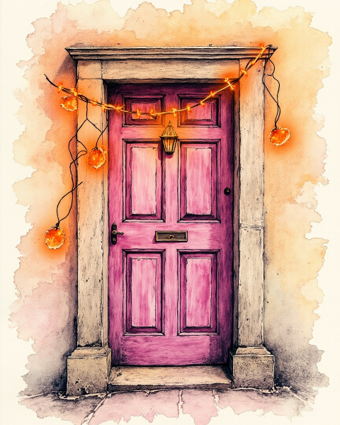 Halloween e-card design
