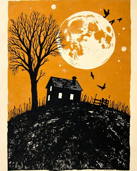 Halloween e-card design