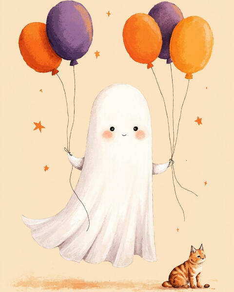 Halloween e-card design
