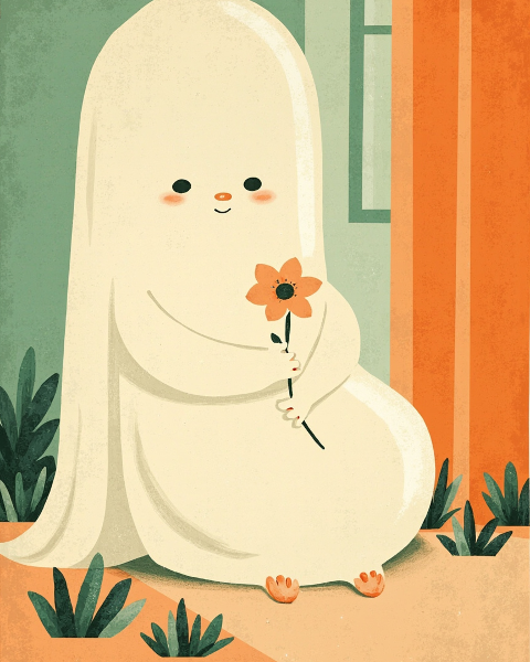 Halloween e-card design