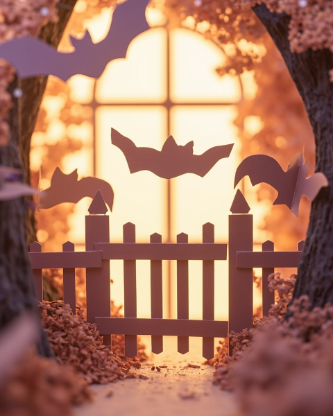 Halloween e-card design