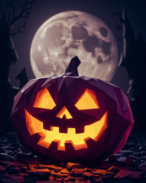 Halloween e-card design