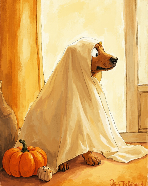 Halloween e-card design