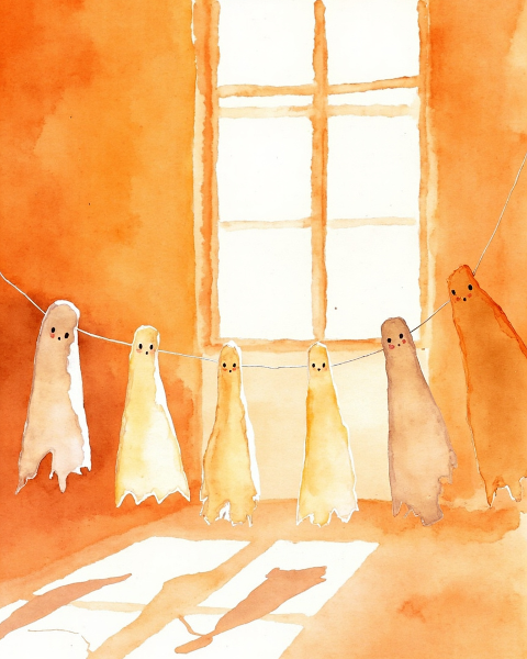 Halloween e-card design