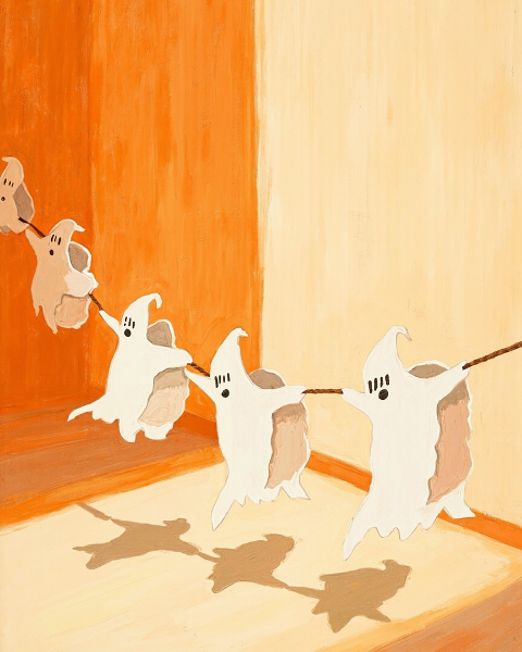 Halloween e-card design