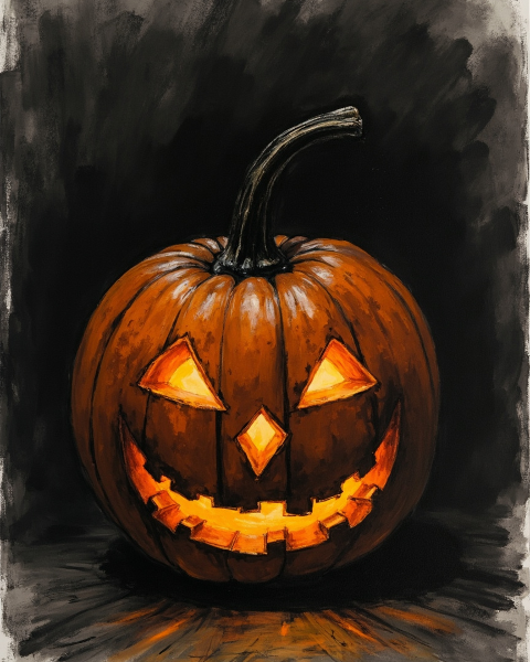 Halloween e-card design