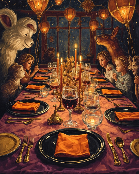 Halloween e-card design