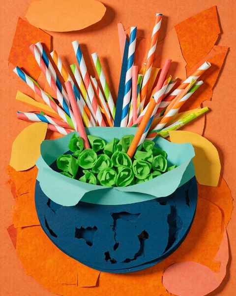 Halloween e-card design