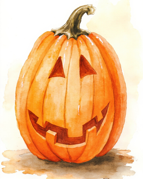 Halloween e-card design