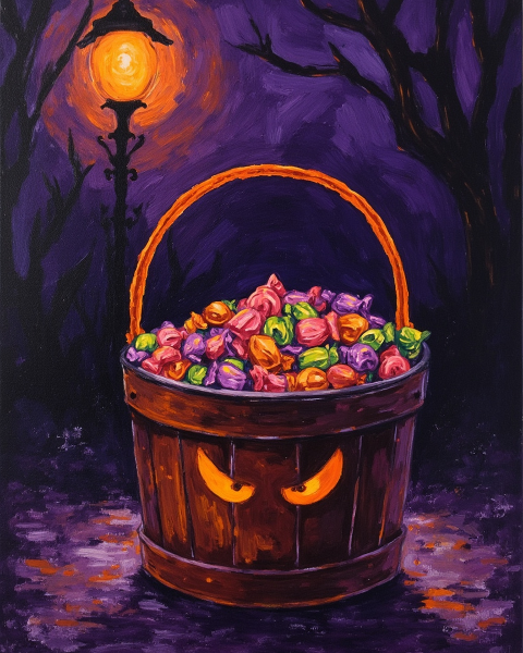 Halloween e-card design