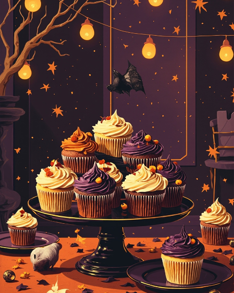 Halloween e-card design