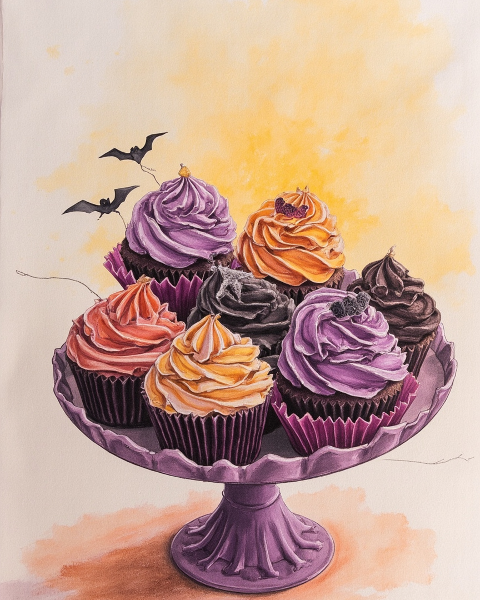 Halloween e-card design