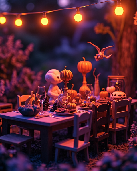 Halloween e-card design