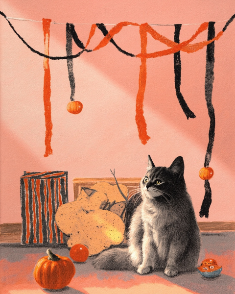 Halloween e-card design