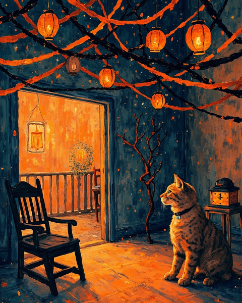 Halloween e-card design