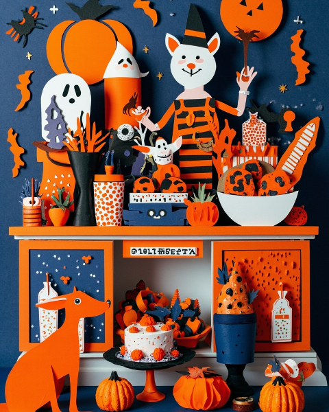 Halloween e-card design