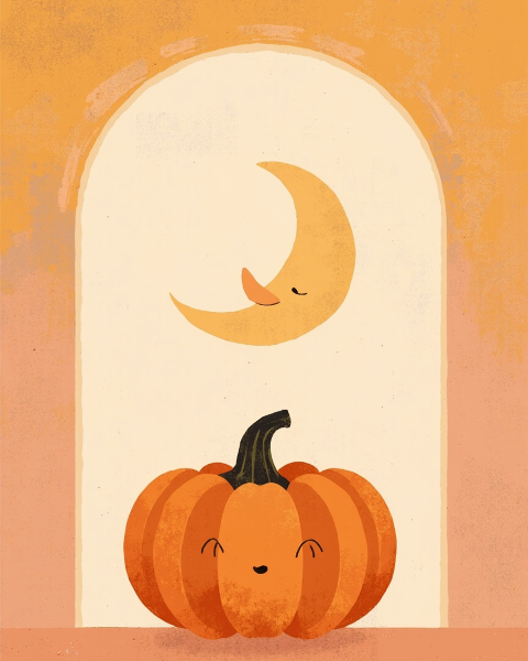 Halloween e-card design