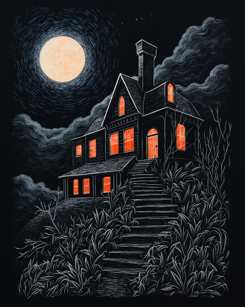 Halloween e-card design