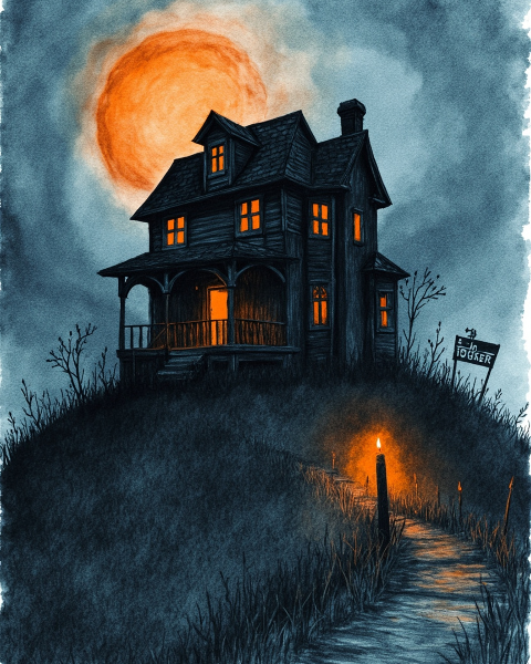 Halloween e-card design