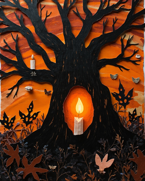 Halloween e-card design