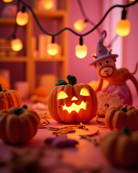 Halloween e-card design